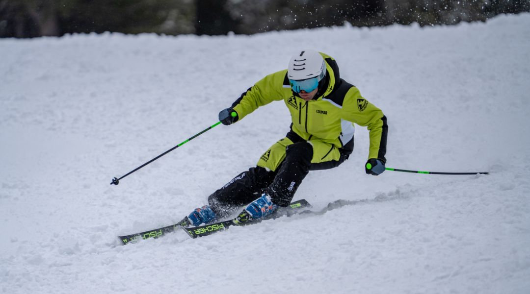 Matteo Garino al test di Fischer RC4 Worldcup RC M-Track (2025)