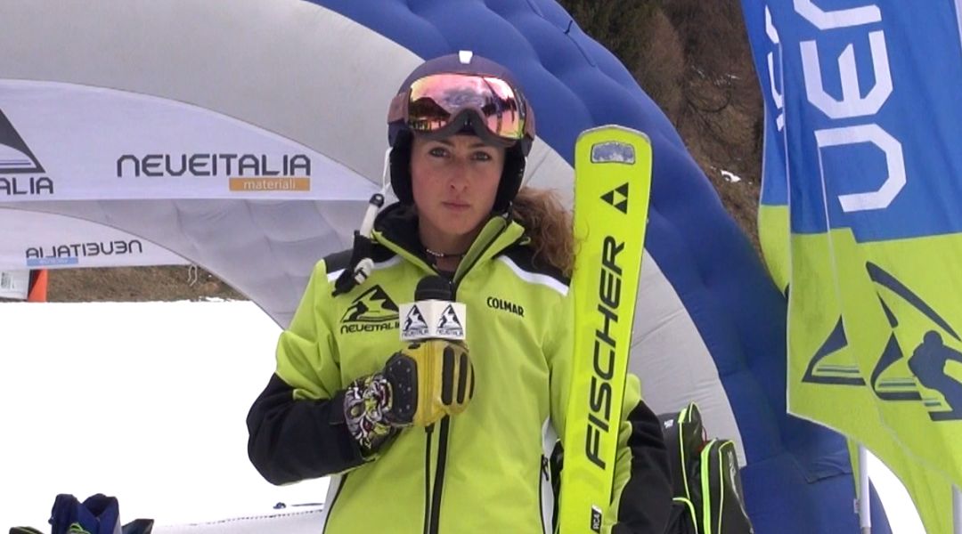 Giulia Antonucci al test di Fischer RC4 Worldcup SC Pro (2025)