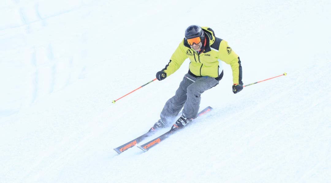 Andrea Gerosa al test di Nordica Spitfire DC 68 Pro FDT (2025)