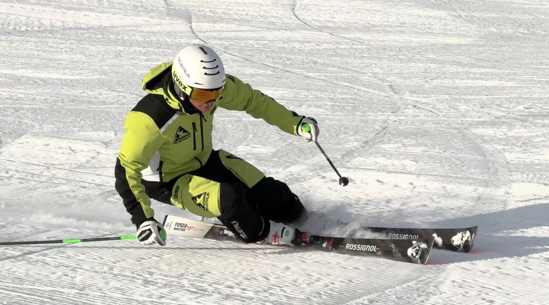 Marco Bigon al test di Rossignol Forza 70+ Ti Master (2026)