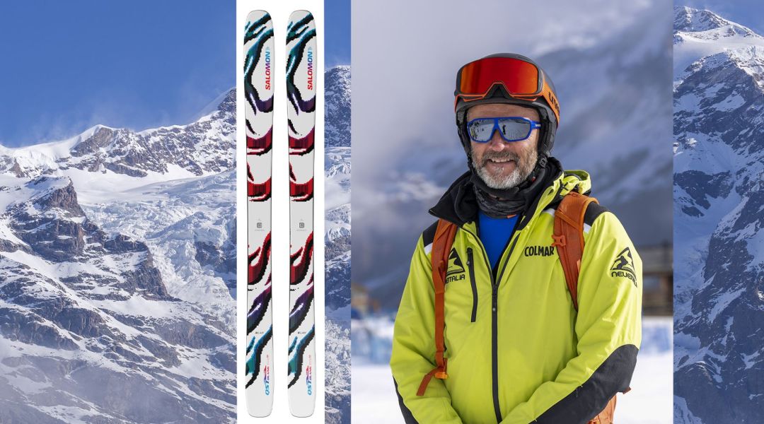 Davide Mazzucchelli al test di Salomon QST Blank (2026)