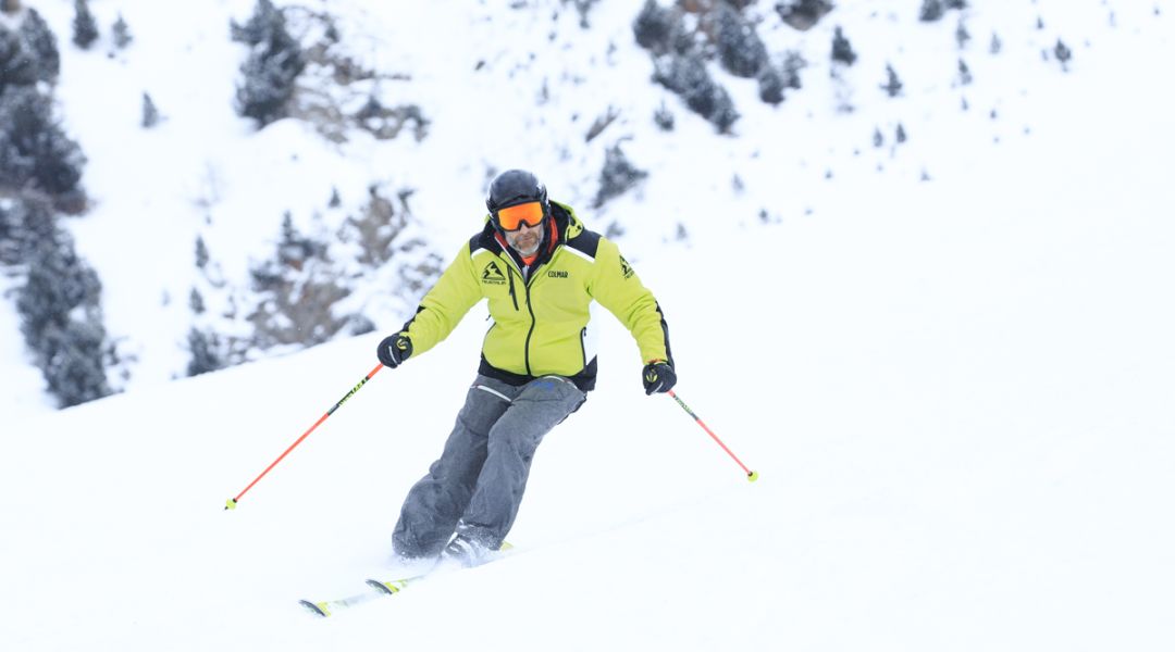 Andrea Gerosa al test di Volkl Racetiger SL (2025)