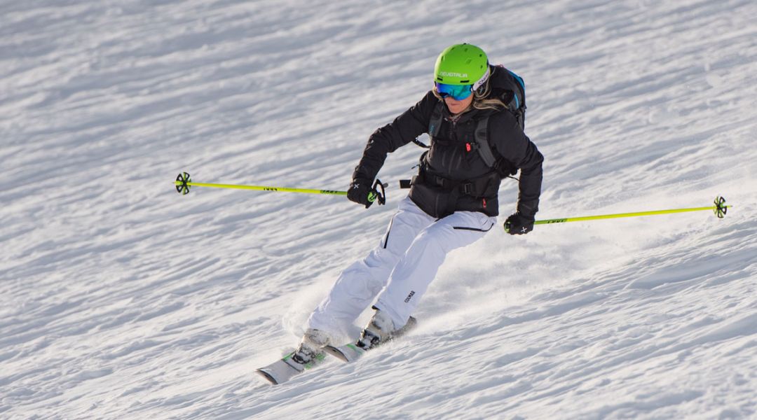 Viviana Maffei al test di Volkl VTA 108 (2018)