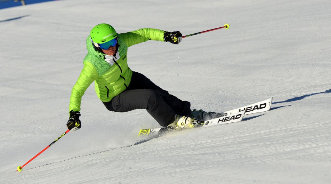 Giulia Gianesini al test di Head Worldcup Rebels i.Speed Pro (2019)