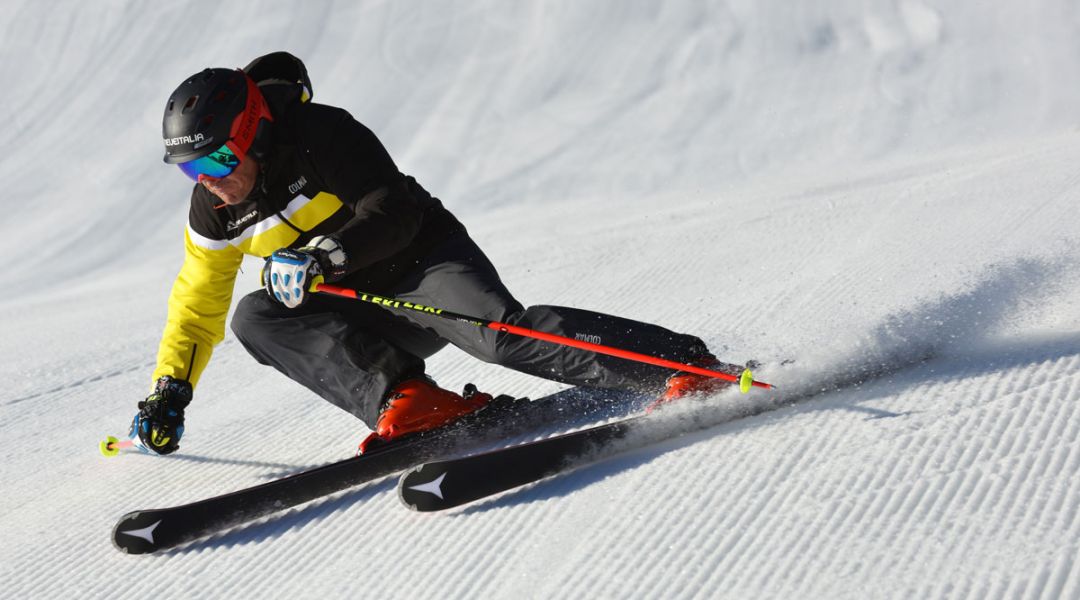 Andrea Odinotte al test di Atomic Redster G9 (2018)