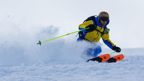 Tommaso Guasco al test di Salomon xDr 88Ti (2019)