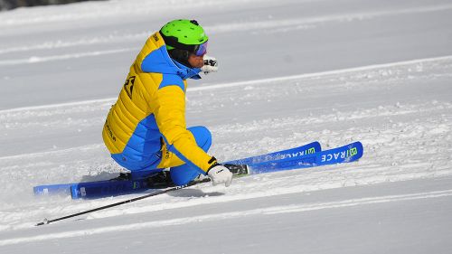 Rolando Bertolina al test di Salomon S/Race Pro GS (2019)