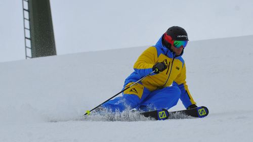 Giovanni Manfrini al test di Salomon S/Max Blast (2019)