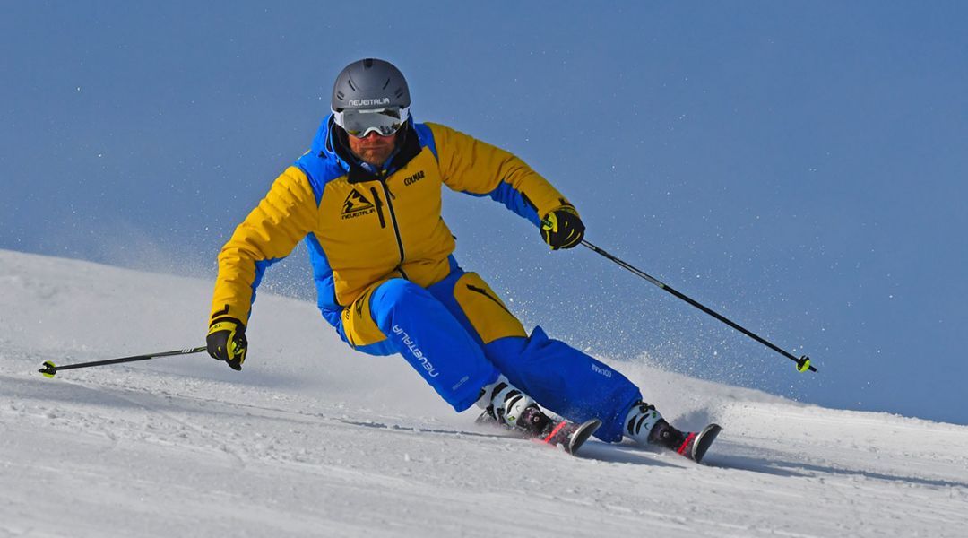 Rolando Bertolina al test di Rossignol React 8 Titanal (2020)